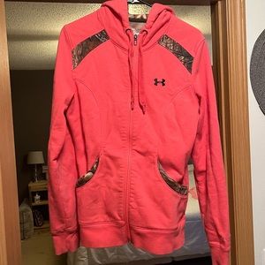 Womens Under Armour Zip-up Sweatshirt